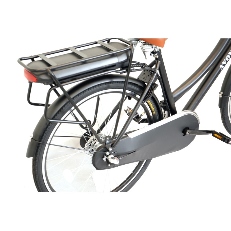 Avon Cargo Plus N3 Elektrische Transportfiets Mat-zwart 24 inch