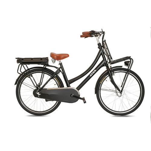 Avon Cargo Plus N3 Elektrische Transportfiets Mat-zwart 26 inch 