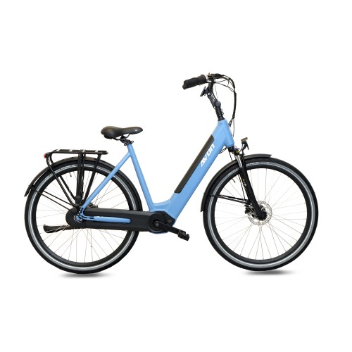 Avon  N7 Elektrische Damesfiets 28 inch middenmotor  mat blauw  